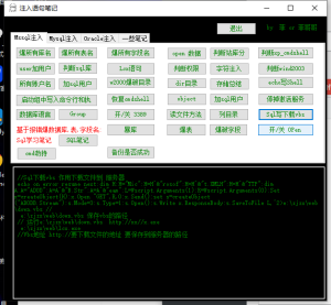 【渗透测试】注入语句快捷笔记_注入语句大全_注入语句辅助查询软件