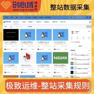 极客运维整站采集-数据采集火车头提取带反爬网盘下载地址采集规则！